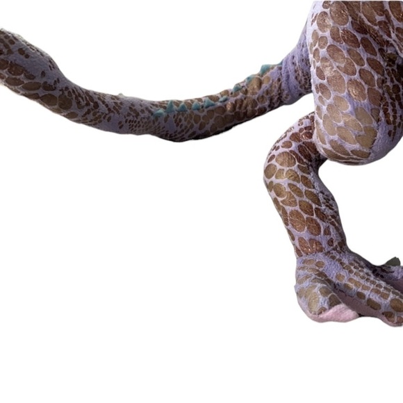 Purple dragon bendable, pretend play - Picture 3 of 6